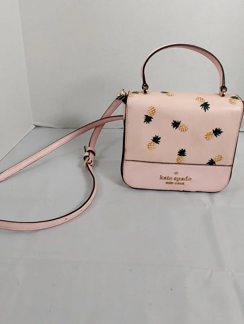 Kate Spade New York Staci Square Pineapple Printed  Bag